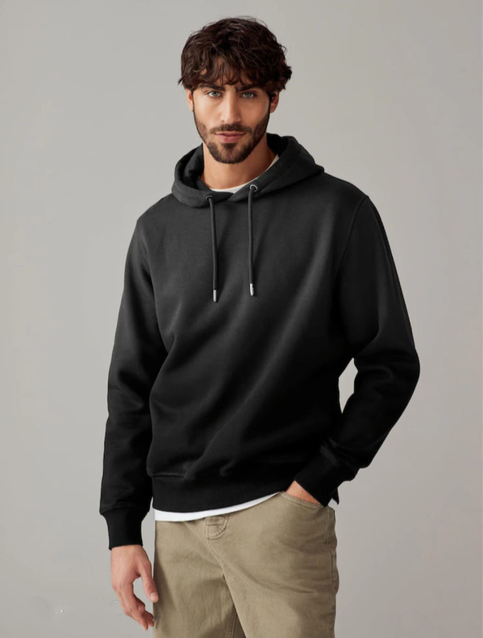 Essential Black Heavyweight Hoodie by ChooseFirstIndustry