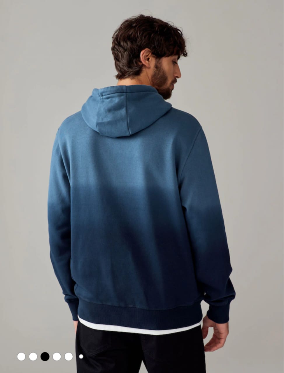 Men's Gradient Blue Ombre Hoodie – Cozy Streetwear by ChooseFirstIndustry