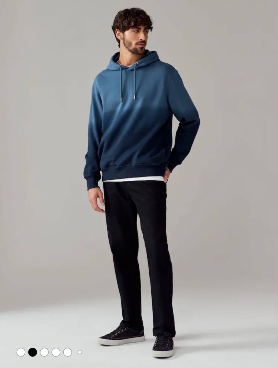 Men's Gradient Blue Ombre Hoodie – Cozy Streetwear by ChooseFirstIndustry