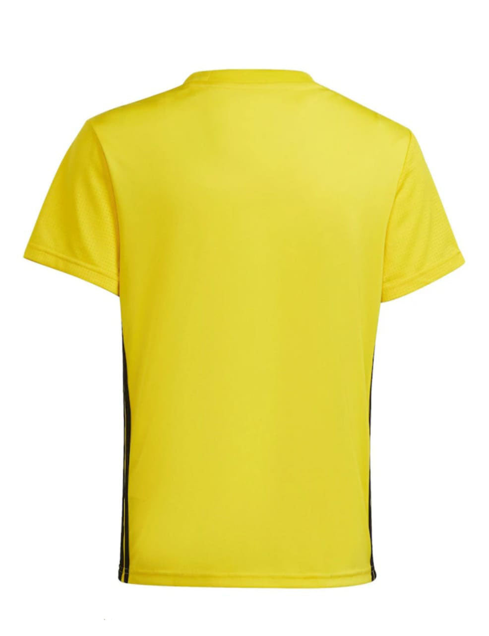 Men's Yellow Performance T-Shirt | Athletic Training Tee with Mesh Panels