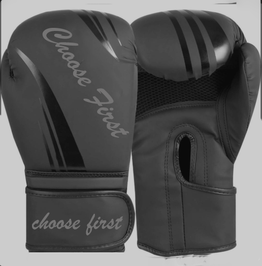 Choose First Industry Premium Boxing & Kickboxing Training Gloves - Padded Comfort & Secure Wrist Support