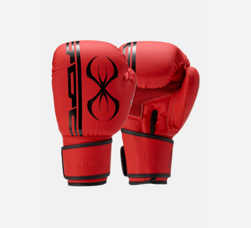 Choose First Industry 'STRIKE SPIDER' Red Training Gloves - Maximum Impact & Dynamic Design