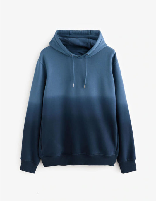 Men's Gradient Blue Ombre Hoodie – Cozy Streetwear by ChooseFirstIndustry