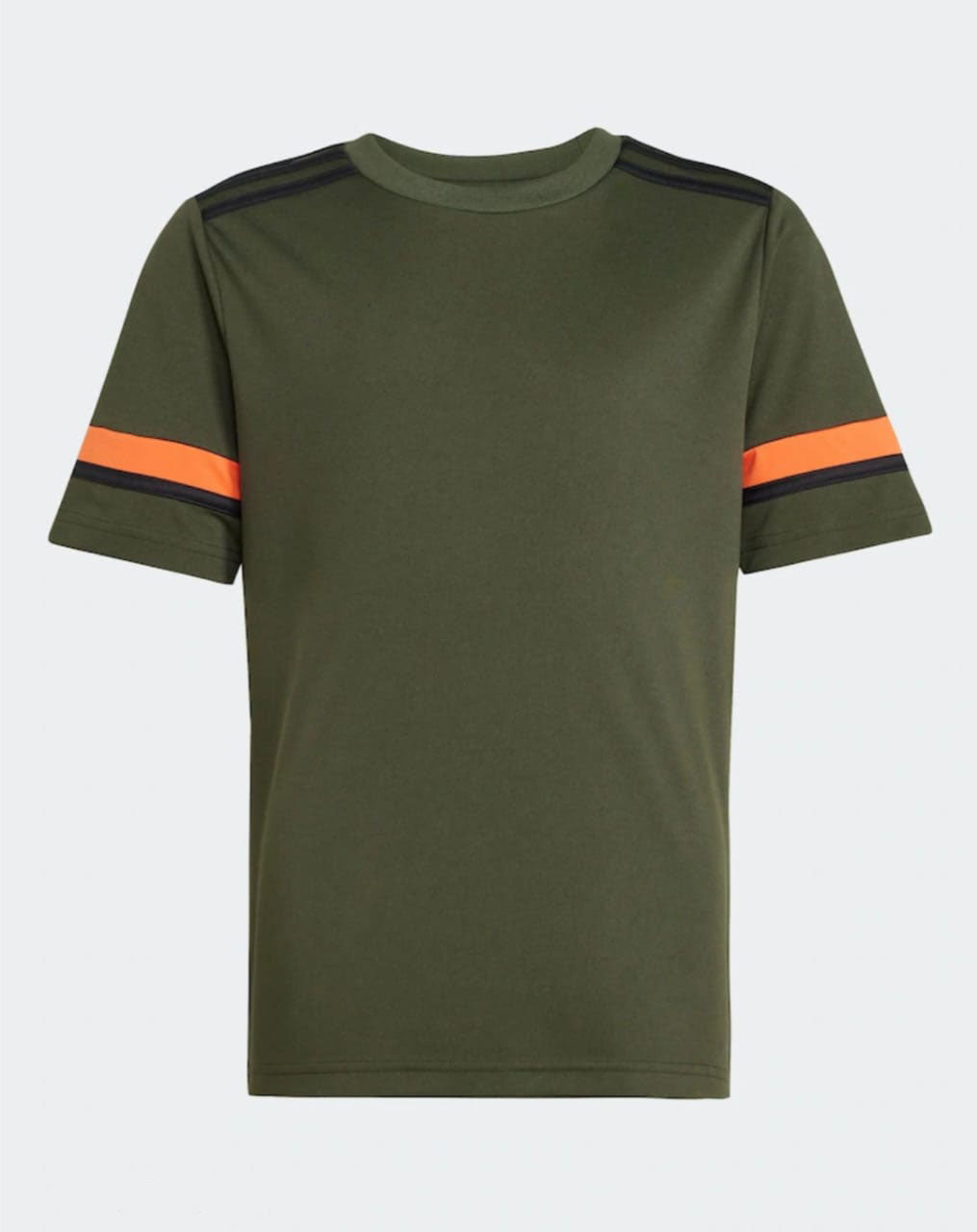 choosefirstindustry Olive & Neon Stripe Sports T-Shirt