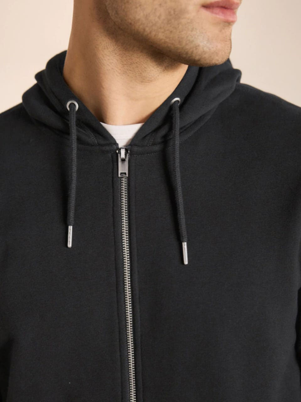 Classic Black Zip-Up Hoodie – Everyday Essential | ChooseFirstIndustry