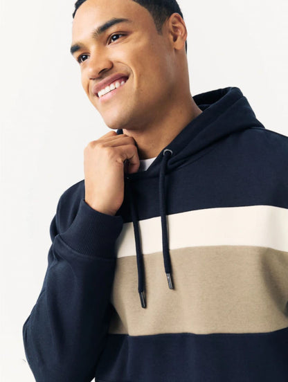 Navy Color Block Hoodie – Stylish Streetwear Essential | ChooseFirstIndustry
